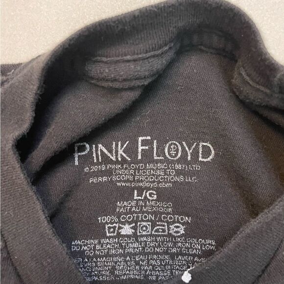 Pink Floyd NYC New York Wooster Hall Retro Graphic T-shirt Men Large Black - Picture 6 of 7